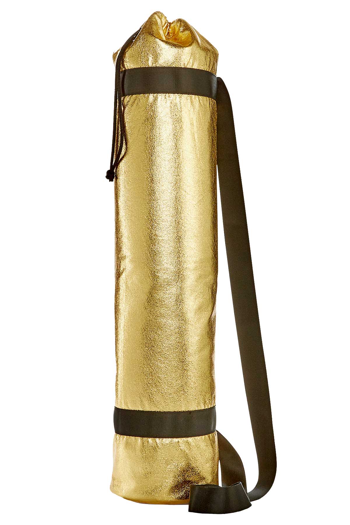 TwelveNYC Gold Yoga Mat Carrier Bag