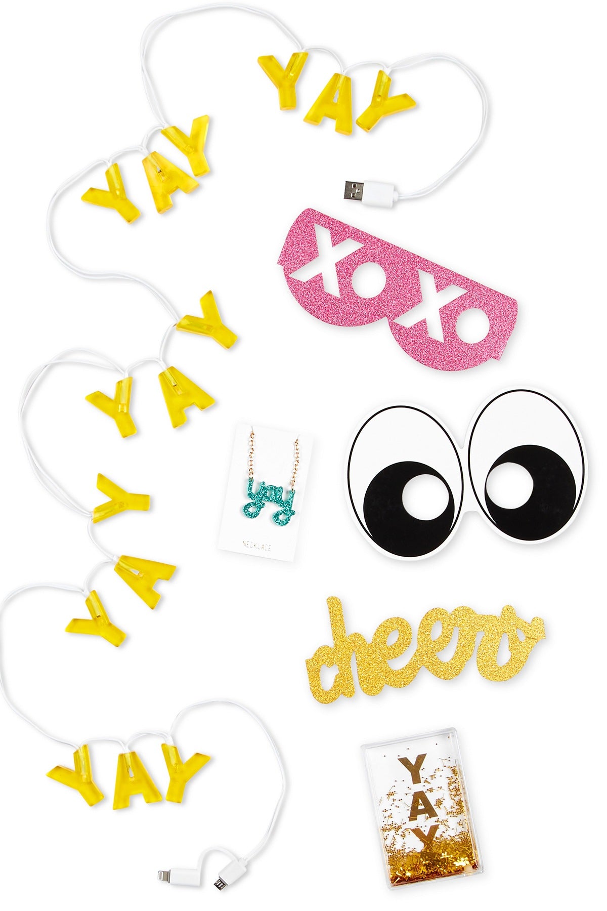 TwelveNYC Multi-Color 'YAY' Novelty Kit