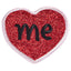 TwelveNYC Red/Multi 2-Pc Eye-Heart-Me Embroidered Adhesive Patches