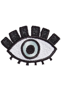 TwelveNYC Red/Multi 2-Pc Eye-Heart-Me Embroidered Adhesive Patches thumbnail 3