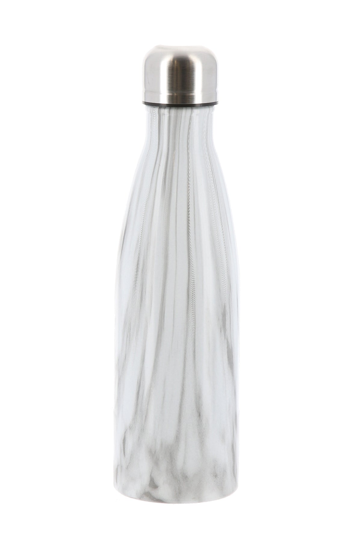 TwelveNYC White Marble Double Wall Stainless Steel Water Bottle