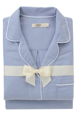 UGG Ocean-Mist Raven Herringbone Pajama Set thumbnail 1