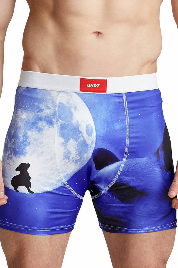 UNDZ Blue Wolf Boxer Brief