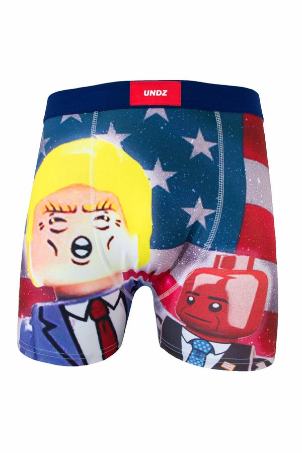 UNDZ Navy/Yellow LEGO President Boxer Brief