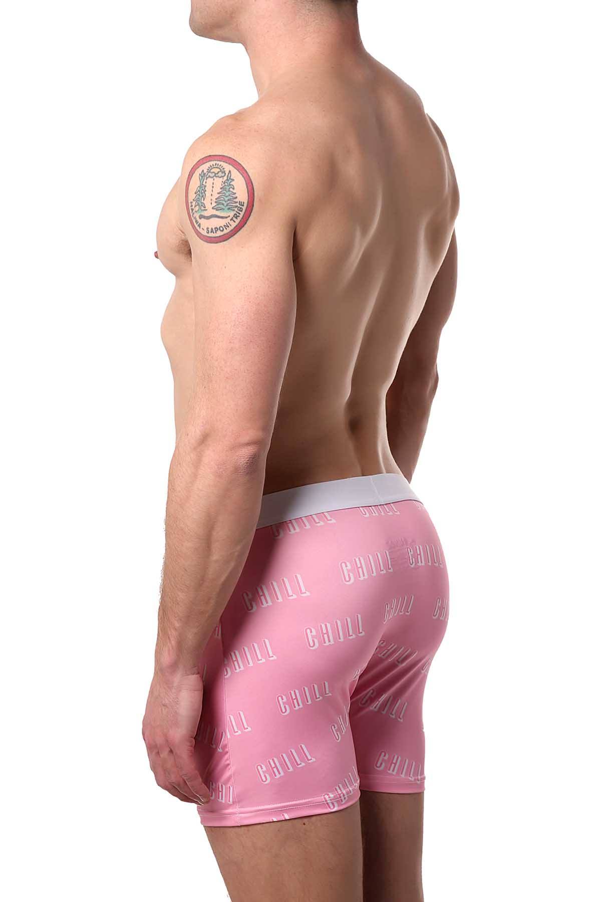 UNDZ Pink She Net and Chill Boxer Brief
