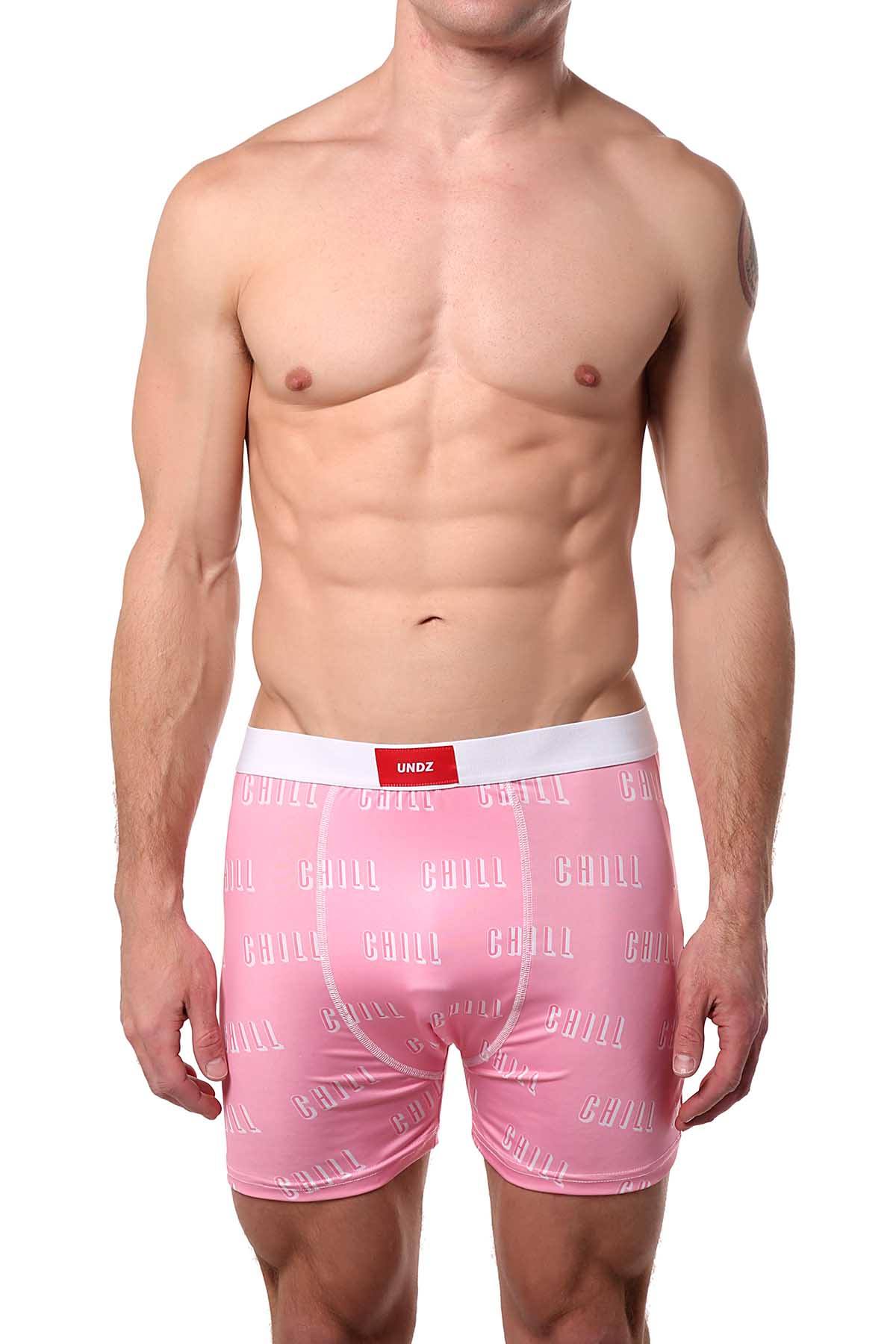 UNDZ Pink She Net and Chill Boxer Brief