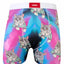UNDZ Teal/Pink Mr Cat Boxer Brief