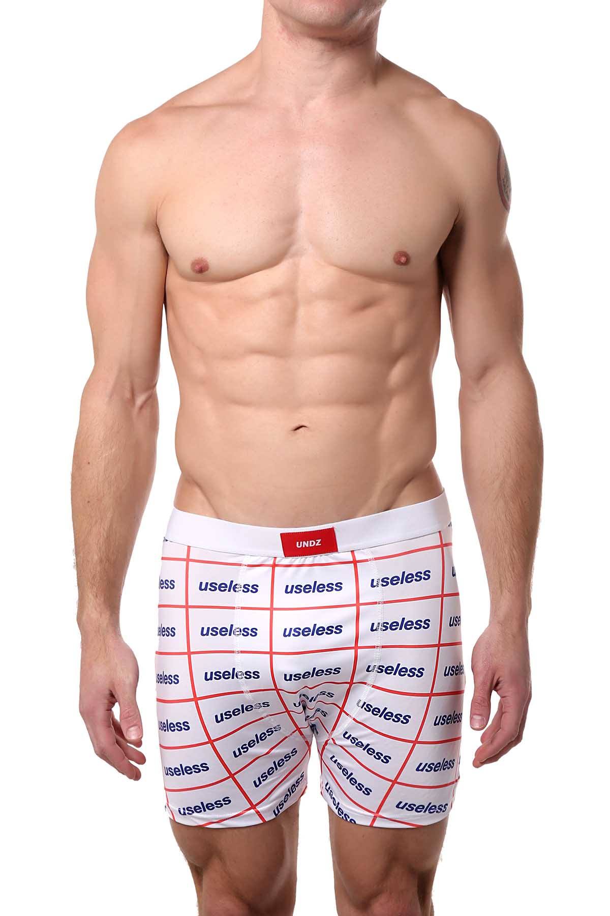 UNZ White Useless Boxer Brief