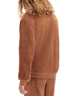 Ugg Coby Pullover Crewneck Sweatshirt Cedar Bark thumbnail 3