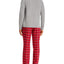 Ugg steiner Pajama Gift Set Gray/Red Plaid