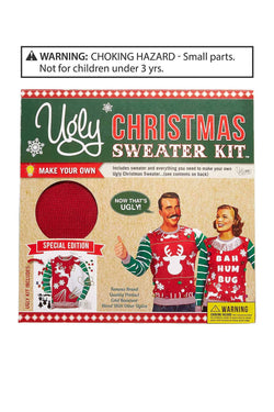 UglyKits™ Red/Green Unisex Ugly Christmas Sweater Kit thumbnail 3