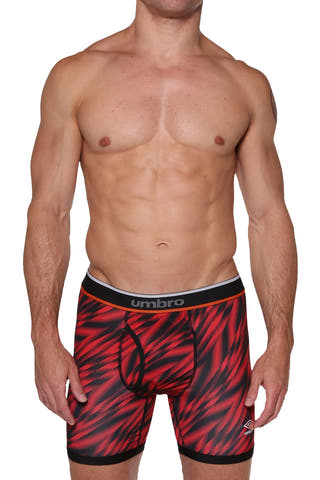 Umbro Red/Black Performance Boxer Brief