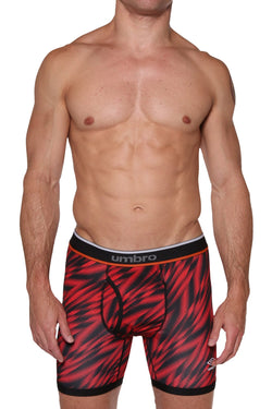 Umbro Red/Black Performance Boxer Brief thumbnail 1