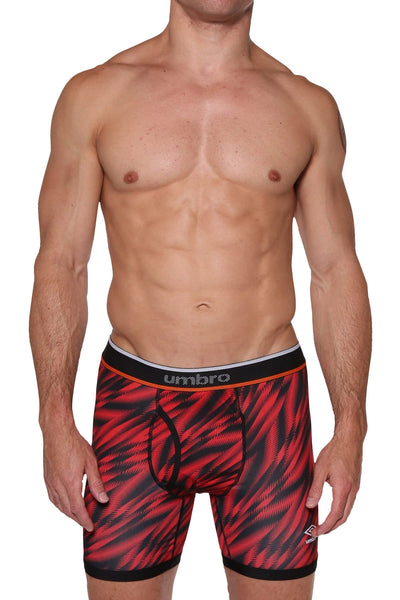 Umbro Red/Black Performance Boxer Brief