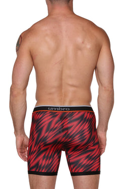 Umbro Red/Black Performance Boxer Brief thumbnail 2