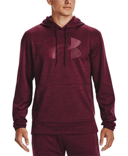 Under Armour Armour Fleece Big Logo Hood Dark Maroon / / League Red thumbnail 1