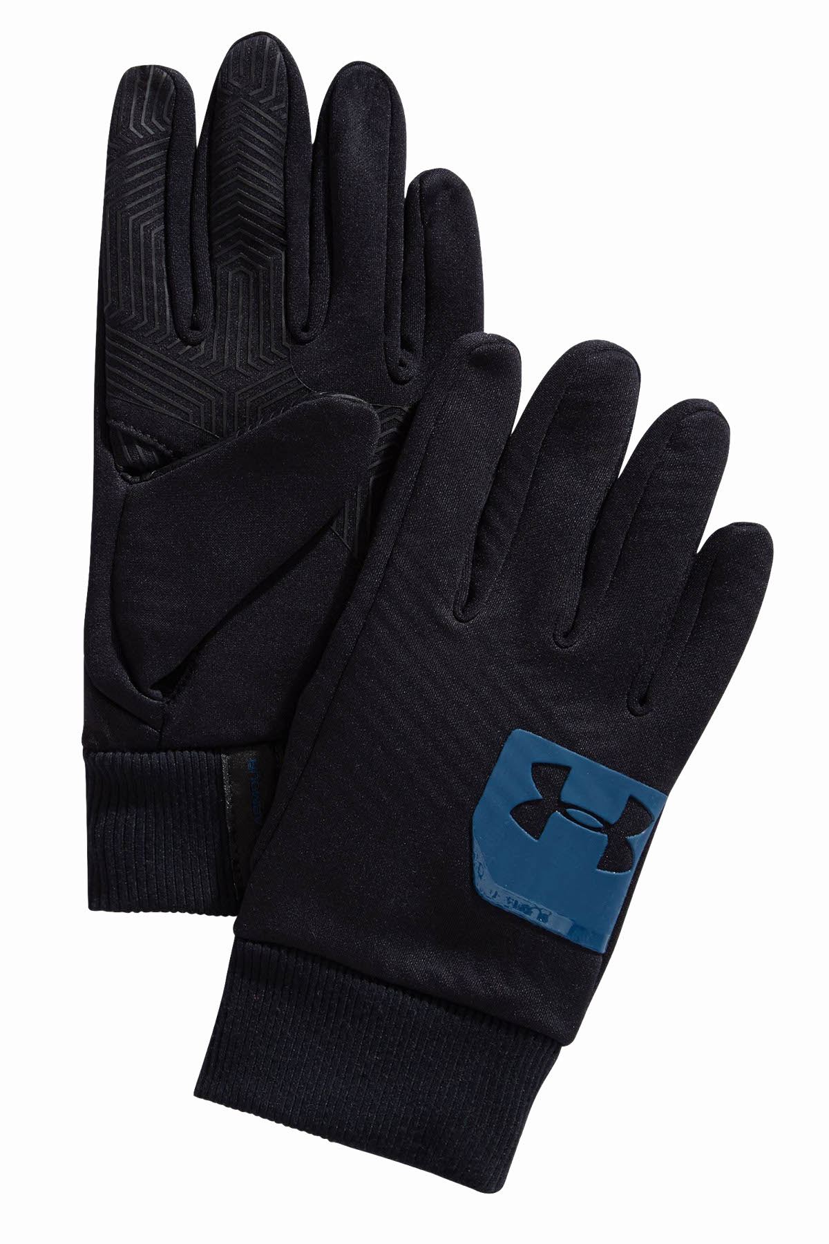 Under Armour Black/Blue ColdGear Infrared Tech-Touch Core Gloves