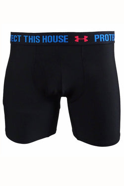 Under Armour Black/Blue Verbiage Original Series Boxer Brief thumbnail 2