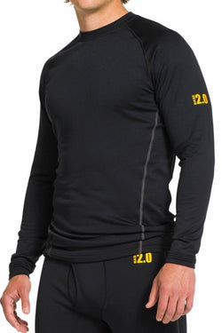 Under Armour Black Cold-Gear Base 2.0 Crew-Neck Long-Sleeve Tee thumbnail 2
