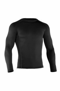 Under Armour Black Cold-Gear Base 2.0 Crew-Neck Long-Sleeve Tee thumbnail 1