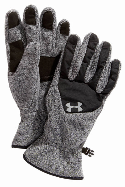 Under Armour Black Coldgear Infrared Fleece Survivor Gloves