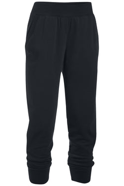 Under Armour Black French-Terry Ankle Pant thumbnail 1