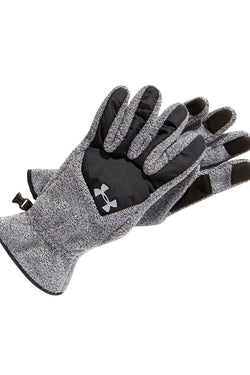 Under Armour Black/Grey ColdGear Survivor Fleece Gloves thumbnail 3