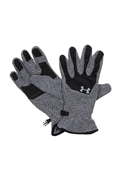 Under Armour Black/Grey ColdGear Survivor Fleece Gloves thumbnail 4