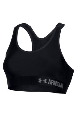 Under Armour Black HeatGear Compression Racerback Sports Bra thumbnail 2