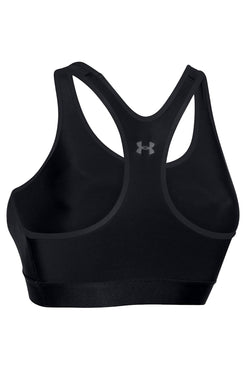 Under Armour Black HeatGear Compression Racerback Sports Bra thumbnail 3