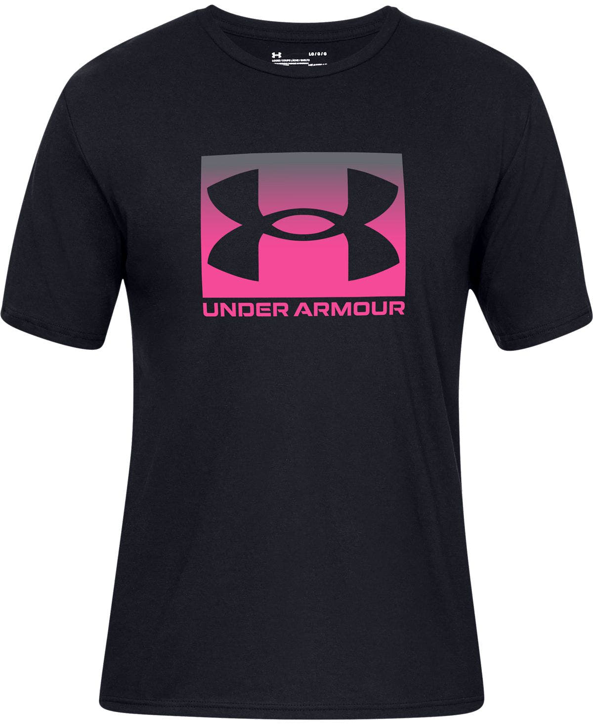Under Armour Boxed-logo T-shirt Black/pink