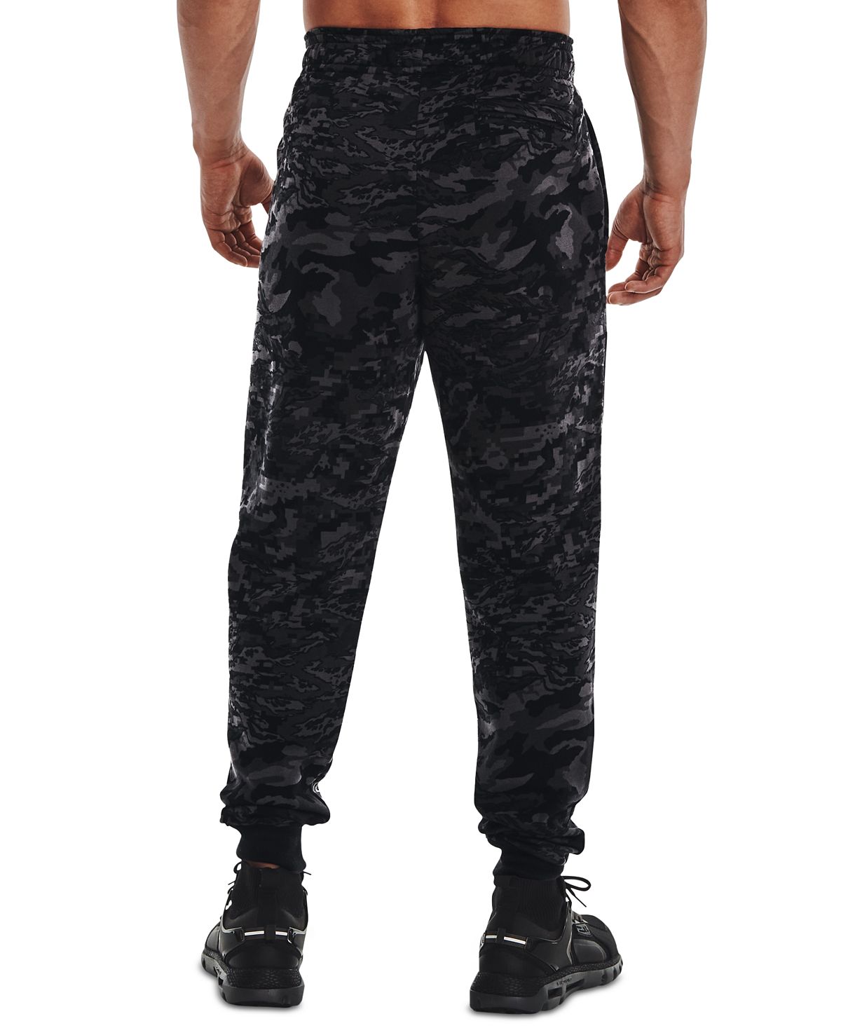 Under Armour Camo Logo Sweatpants Black CheapUndies