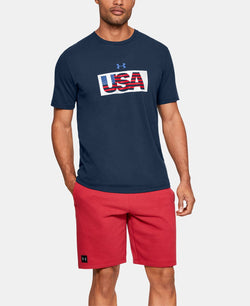 Under Armour Graphic T-shirt Navy/red/blue thumbnail 3