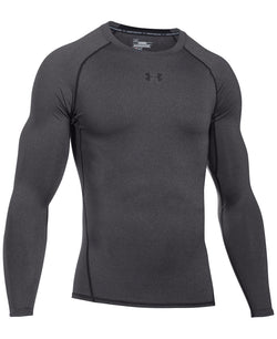Under Armour Heatgeararmour Long Sleeve Compression Shirt Dark Grey thumbnail 1