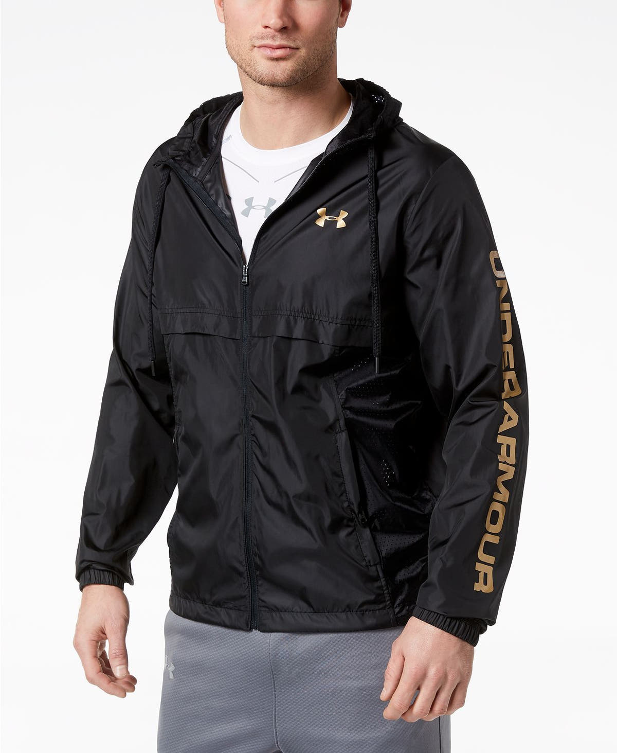 Under Armour Podium Windbreaker Black