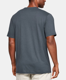 Under Armour Printed-logo T-shirt Grey/Blue Camo thumbnail 2