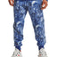 Under Armour Rival Fleece Cloud Camo Jogger Pants Tech Blue