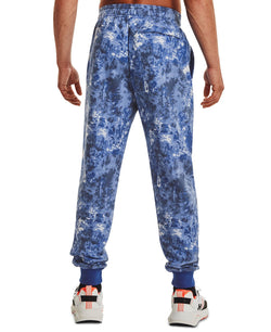 Under Armour Rival Fleece Cloud Camo Jogger Pants Tech Blue thumbnail 2