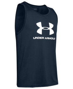 Under Armour Sportstyle Logo Tank Academy Navy thumbnail 4