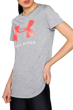 Under Armour Steel Brilliance Tech Crewneck Twist Graphic Tee thumbnail 3