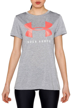 Under Armour Steel Brilliance Tech Crewneck Twist Graphic Tee thumbnail 2