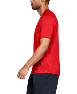 Under Armour Tech 2.0 V-neck T-shirt Red thumbnail 3