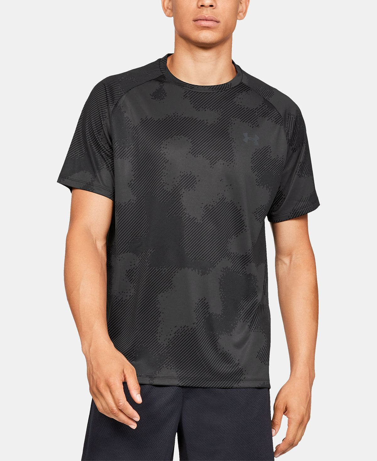Under Armour Tech Printed Short Sleeve Black