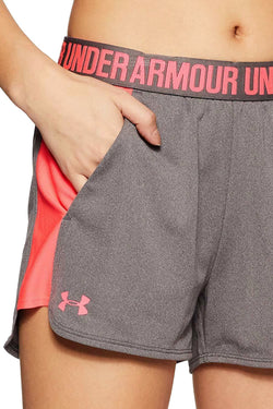 Under Armour True-Grey/Brilliance Play-Up 3" Performance Short thumbnail 2