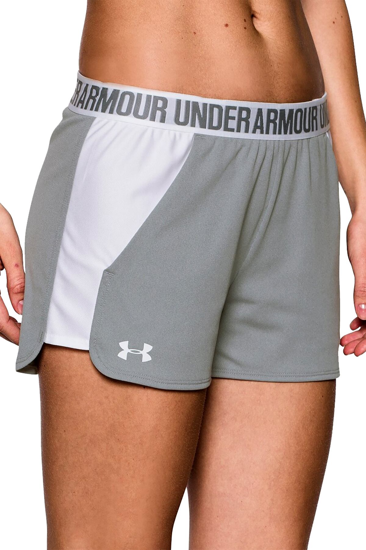Under Armour True-Grey Heather 3'' Play-Up Performance Short 2.0