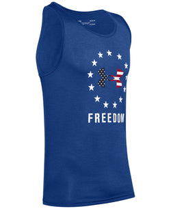 Under Armour Ua Tech Graphic Tank Top Royal thumbnail 1
