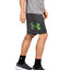 Under Armour Ua Tech Logo 10" Shorts Grey/Green