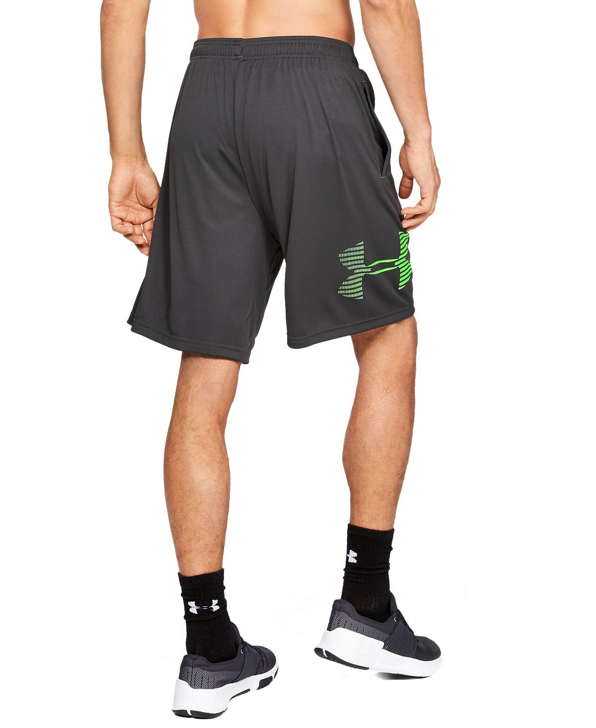 Under Armour Ua Tech Logo 10" Shorts Grey/Green
