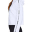 Under Armour White/Black Ottoman Fleece Cropped Hoodie