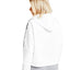 Under Armour White/Black Ottoman Fleece Cropped Hoodie